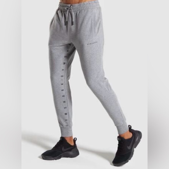 Gymshark Men's Light Gray Joggers Large - Picture 1 of 10
